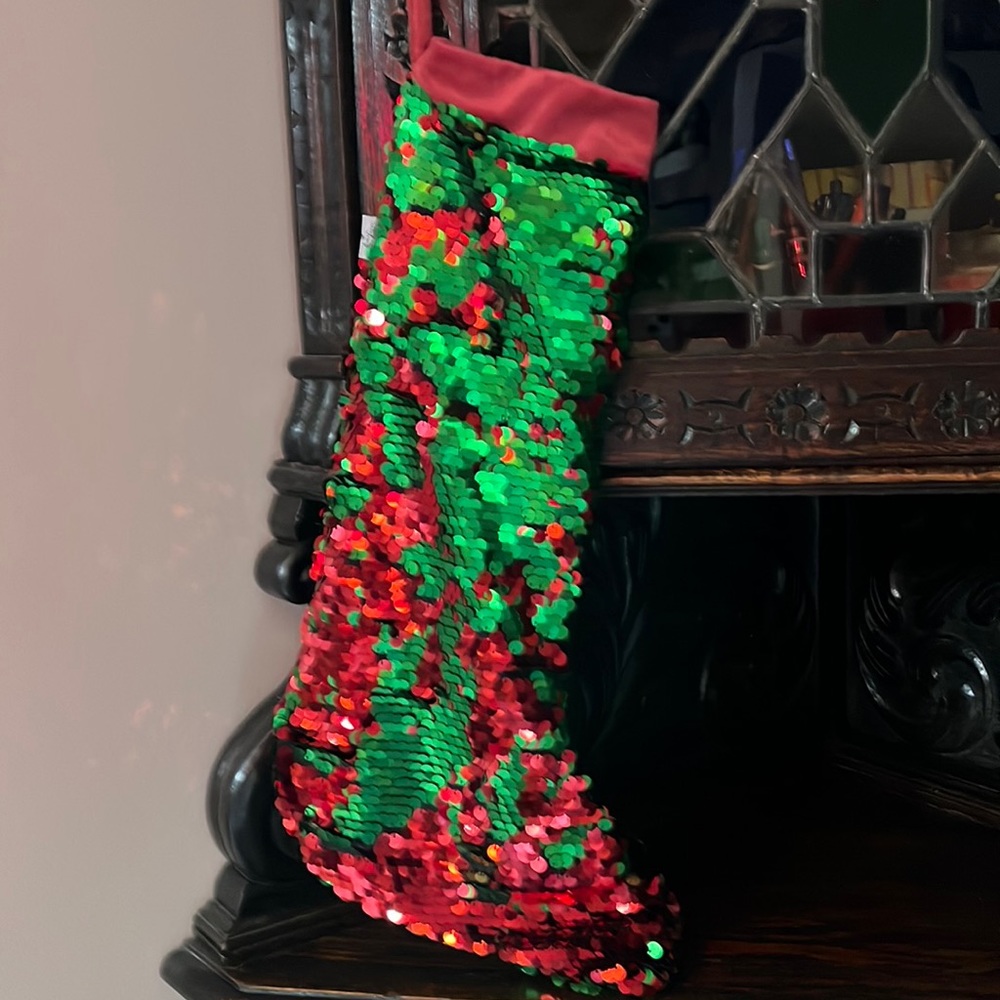 Sequin XMAS  Stocking